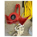 Set of Marine Accessories Including Life Jacket and Rope