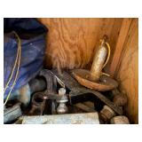 Collection of Hand Tools and Plumbing Supplies