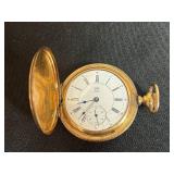 Antique Gold-Filled Pocket Watch with Roman Numerals