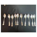 Set of Rogers Bros Silver-Plated Spoons and Spreaders