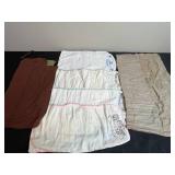 Collection of Vintage Linen Flatware Storage Roll-Ups