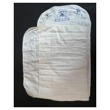 Collection of Vintage Linen Flatware Storage Roll-Ups