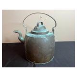 Antique Copper Kettle with Patina Finish