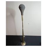 Vintage Brass Horn and Metal Propeller
