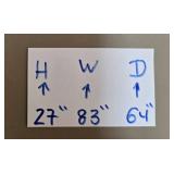 Queen Size Platform Bed with Headboard and Linens