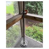 Vintage Stained Glass Floor Lamp with Intricate Design