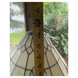 Vintage Stained Glass Floor Lamp with Intricate Design