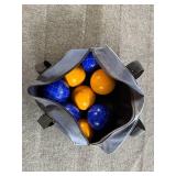 Set of Bocce Balls in Carrying Bag
