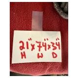 Folding Daybed with Cushions and Blankets