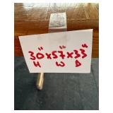 Wooden Dining Table with Parquet Design