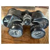 Vintage Taylor 7x35 Binoculars with Adjustable Metal Stand