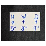 Handcrafted Wooden Jewelry Box with Detailing - BOX ONLY Purple Bag NOT Included