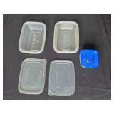 Collection of Kitchen Appliances and Storage Containers