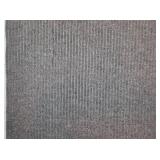 Set of 2 Utility Floor Mats - Ribbed and Black Vinyl