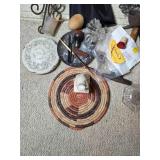 Assorted Vintage Collectibles and Craft Supplies