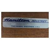 Vintage Hamilton Drafting Table with French Curves & Accessories