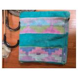 Set of Colorful Candles with Decorative Platter and Hooks