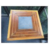 Vintage Drop-Leaf Table with Metal Legs