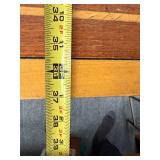 Vintage Drop-Leaf Table with Metal Legs