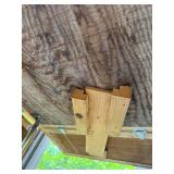 Vintage Drop-Leaf Table with Metal Legs