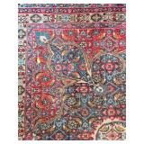Large Persian Style Area Rug with Intricate Pattern
