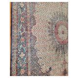 Large Persian Style Area Rug with Intricate Pattern