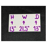 Soo Line Railway Vintage Wooden Box with Hinged Lid