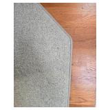 Large Beige Area Rug 126" x 112"