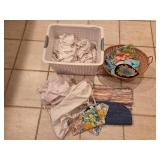 Collection of Assorted Household Linens and Towels