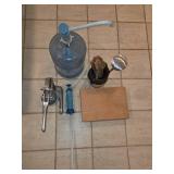 Assorted Kitchenware Lot Including Starmix Juicer and Utensils