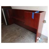 GORGEOUS CHERRY EXECUTIVE DESK,/ CREDENZA