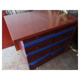 GORGEOUS CHERRY EXECUTIVE DESK,/ CREDENZA