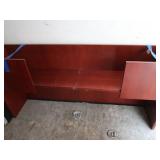 GORGEOUS CHERRY EXECUTIVE DESK,/ CREDENZA