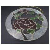 GORGEOUS STAINED GLASS WINDOW HANGING.