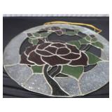GORGEOUS STAINED GLASS WINDOW HANGING.