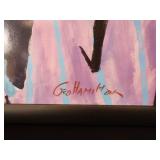 FRAMED ART PRINT " WHIMSEY CAT"