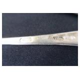 SILVER PLATE / VINTAGE IRVINWARE SERVER WITH 3 GLASS TRAYS / GERMAN STEIN