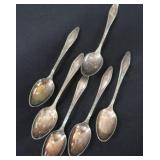 6 STRATFORD SILVER C.C.SPECIAL SPOONS