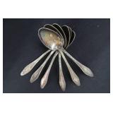 6 STRATFORD SILVER C.C.SPECIAL SPOONS