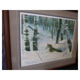 SIGNED AND NUMBERED PRINT / BRADFORD EXCHANGE PLATE