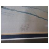 SIGNED AND NUMBERED PRINT / BRADFORD EXCHANGE PLATE