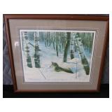 SIGNED AND NUMBERED PRINT / BRADFORD EXCHANGE PLATE