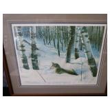 SIGNED AND NUMBERED PRINT / BRADFORD EXCHANGE PLATE