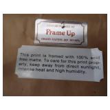 SIGNED AND NUMBERED PRINT / BRADFORD EXCHANGE PLATE