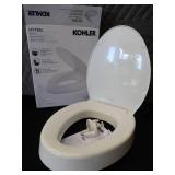 KOHLER TOILET SEAT COVER / NEW CRUTCHES