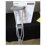 KOHLER TOILET SEAT COVER / NEW CRUTCHES