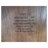 CUSTOM WOOD CARVING OF SWAN LAKE