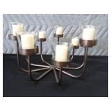 GORGEOUS CANDLE HOLDER WITH NEW CANDLES