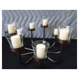 GORGEOUS CANDLE HOLDER WITH NEW CANDLES