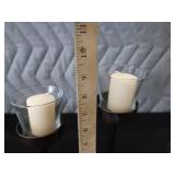 GORGEOUS CANDLE HOLDER WITH NEW CANDLES